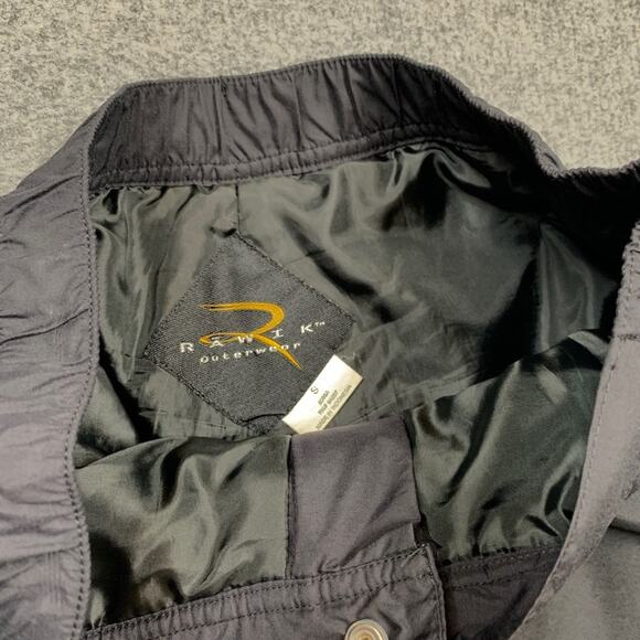 Rawik Snow Pants Mens Small Black Nylon Snowboarding Skiing Insulated Waterproof - Picture 4 of 16